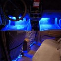 4in1 LED Car Charge Interior Decoration Floor Dash Decorative Lights