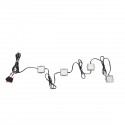 8Pcs 60cm LED Truck Bed Decoration Dome Light DC 12V White Waterproof IP65 for Work Box Truck