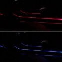 Car Interior Atmosphere Multi-colorful LED Light 3 Light Strips Modification App Control for Tesla Model 3