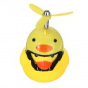 Car LED Decoration Light Little Yellow Duck Wearing Helmet Safety Warning Lights With Remote Control