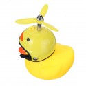 Car LED Decoration Light Little Yellow Duck Wearing Helmet Safety Warning Lights With Remote Control