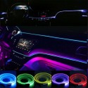 Car RGB LED Interior Colorful Atmospher Light Strip 360 Degree Adjusting Support APP Control