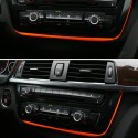 Illuminated LED Dual Color AC Radio Trim Retrofit For BMW 3 4 M3 M4 Series F30 F31 F32 F33 F34 F36 F80 F82 F83