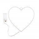 LED 25x25 Shaped Hanging Decorations Lights Illuminative Heart Star Fairy Battery Powered