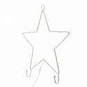 LED 25x25 Shaped Hanging Decorations Lights Illuminative Heart Star Fairy Battery Powered