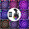 LED RGB Colorful Car Music Light Sound Atmosphere Stage Lamp with Remote Voice Control for DJ KTV Party