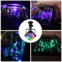 LED RGB Colorful Car Music Light Sound Atmosphere Stage Lamp with Remote Voice Control for DJ KTV Party