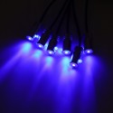 RGB LED Car Interior Optical Fiber Neon EL Wire Strip Light Kit Phone APP Control Atmosphere Light Car Lighter Type