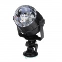 Sound Active RGB LED Stage Light Crystal Ball Disco Xmas Club DJ Party With Remote