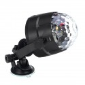 Sound Active RGB LED Stage Light Crystal Ball Disco Xmas Club DJ Party With Remote