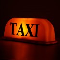 Universal 26cm TAXI Cab Sign Car Magnetic Lamp Roof Top Topper Light Waterproof Yellow