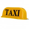 Universal 26cm TAXI Cab Sign Car Magnetic Lamp Roof Top Topper Light Waterproof Yellow