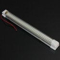 Universal Interior 34cm LED Light Strip Lamp White 4Pcs with ON/OFF Switch for Car Auto Caravan Bus