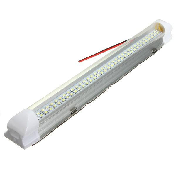 Universal Interior 34cm LED Light Strip Lamp White with ON/OFF Switch 1Pcs for Car Auto Caravan Bus