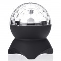 Wireless bluetooth Crystal Magic Ball Speaker Colorful Rotating Stage RGB LED Projector Light 1500mah for KTV Dance Bar