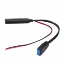 10-pin Car bluetooth Module Auxiliary Receiver Cable Adapter Audio Cable For BMW E39 E46