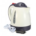 1000mL 12V/24V 304 Stainless Car Water Heater Kettle with Cigarette Lighter Plug