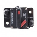 100A Car Boat RV Ignition Protected Switch Manual Reset Circuit Breaker Resettable Fuse Holder