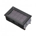 100V DC 12V Car Digital Volt Meterr Ammeter LED Light Amp Volt Meter