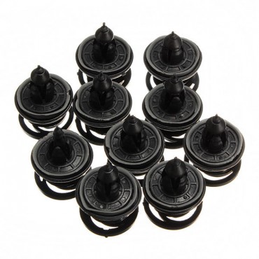 10PCS Car Auto Door Panel Card Trim Clips For VW Transporter Black