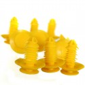 10PCS Rover 75 ZT Clips Sill Kick Plate Cover Trim Fasteners Yellow
