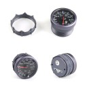 12V 0-3Bar 2.3 Inch LED Pointer Turbo Boost Pressure Gauge Bar Meter Black Vacuum Press Meter