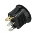 12V 20A Illuminated LED Fog Light Round Rocker SPST Switch On/Off Dash Light For Car Van