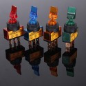 12V 20A LED Illuminated Flick Toggle Switch Car Van Dash Boat Light