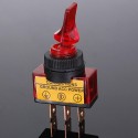 12V 20A LED Illuminated Flick Toggle Switch Car Van Dash Boat Light