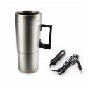 12V 300ml Portable in Car Coffee Maker Tea Pot Vehicle Thermos Heating Cup Lid