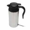 12V 750ml Stainless Steel Electric In-Car Kettle Car Travel Heating Water Bottle