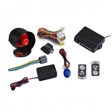 12V AW010 JP-D68 433.92MHz Car Sercurity Alarm System with 2 Pcs Remotes