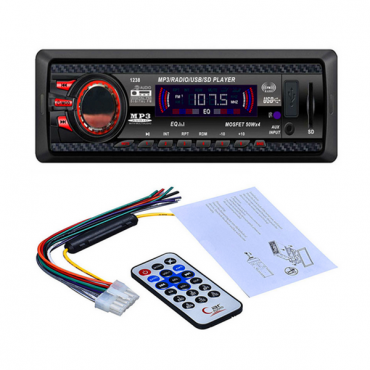 12V Car Stereo FM Radio MP3 Audio Player USB/SD/AUX/APE/FLAC Car Electronics Subwoofer Dash FMAUX