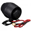 12V Car Van RV Truck Auto Bike Alarm Horn Security Safe 20W Black