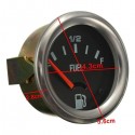 12V DC Automotive Electrical Mechanical Fuel Level Gauge Black Oil FG