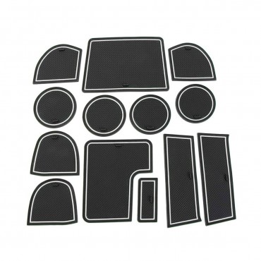 13pcs Anti-slip Dash Mat Cup Door Console Liner For Subaru WRX 2015-2019