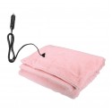 145x100cm 24V Car Electric Blanket Heated Fleece Travel Throw Fleece Cosy Warm Winter