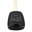 2 Button Remote Key Fob For Peugeot 307 With Transponder Chip ID46