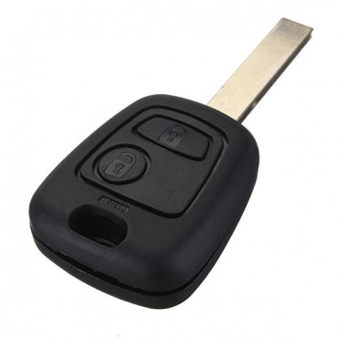 2 Button Remote Key Fob For Peugeot 307 With Transponder Chip ID46