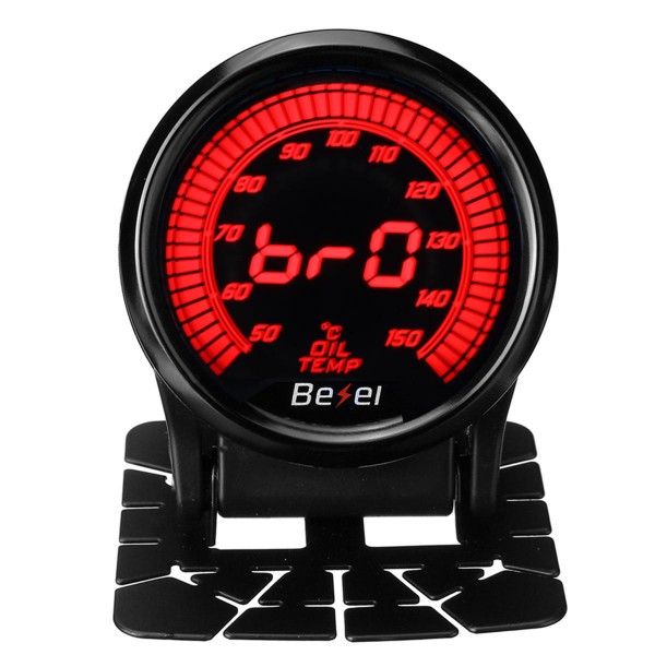 2 Inch 52mm Car Oil Temp Temperature Pressure Gauge Meter Digital LED Display 50~150°
