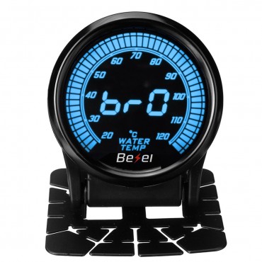 2Inch 52mm Car Meter 20-120° 10 Colors LED Digital Water Temperature Gauge