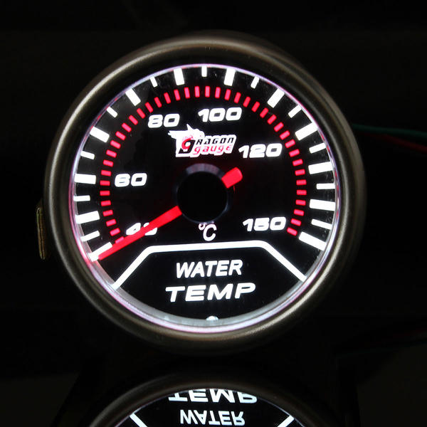 2inch 52MM Universal Auto Red LED Water Temperature Car Gauge Meter