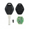 3 BTN 315MHz ID44 Chip HU58 Remote Key For BMW 3 5 7 Series E38 E39 E46
