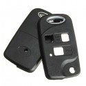 3 Buttons Conversion Flip Key Remote Fob Case For Lexus IS200