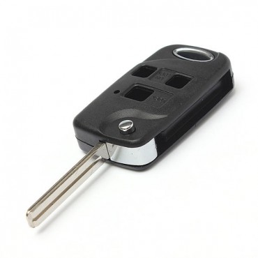 3 Buttons Conversion Flip Key Remote Fob Case For Lexus IS200