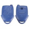 3 Buttons Remote Bule Key FOB Case Shell Cover for Ford