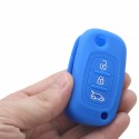 3 Buttons Silicone Flip Key Cover Case Fob For Renault Clio Kangoo Megane Modus