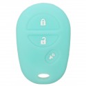 3 Buttons Silicone Key Cover Case For Toyota Sienna Tacoma Tundra Remote Key