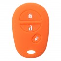 3 Buttons Silicone Key Cover Case For Toyota Sienna Tacoma Tundra Remote Key