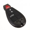 4 Button Key Remote Keyless Entry Uncut Blade For Dodge Chrysler